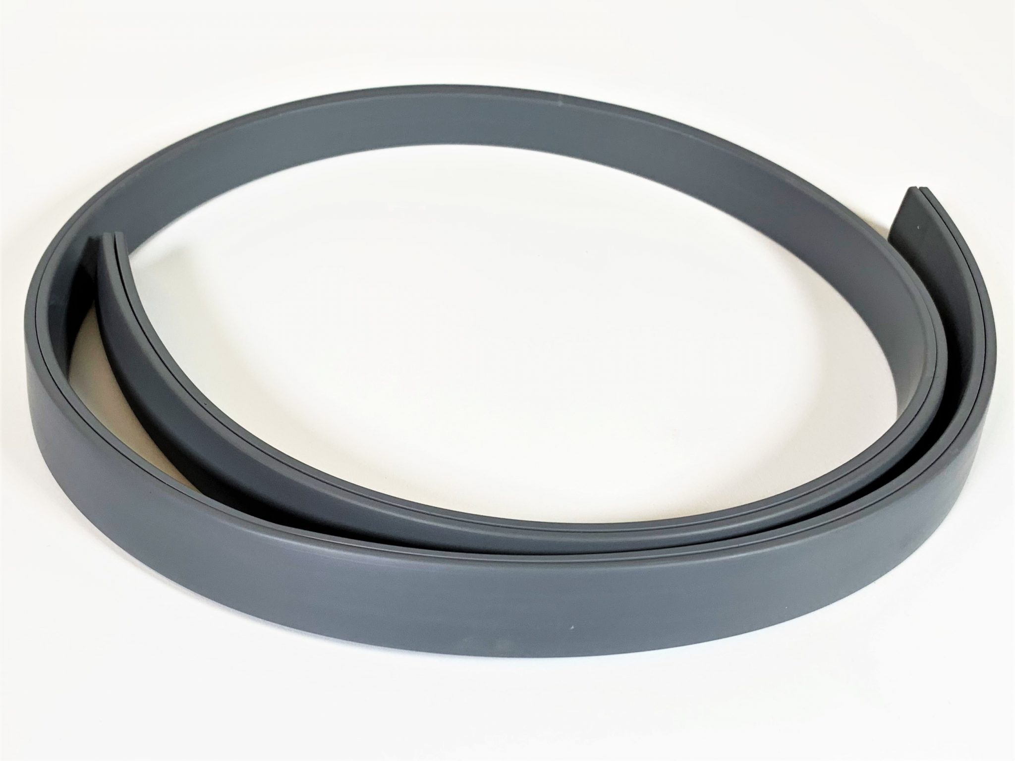 Grey PVC UChannel Gasket Hamilton Plastics Systems